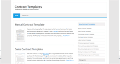 Desktop Screenshot of contracttemplates.org