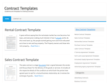 Tablet Screenshot of contracttemplates.org
